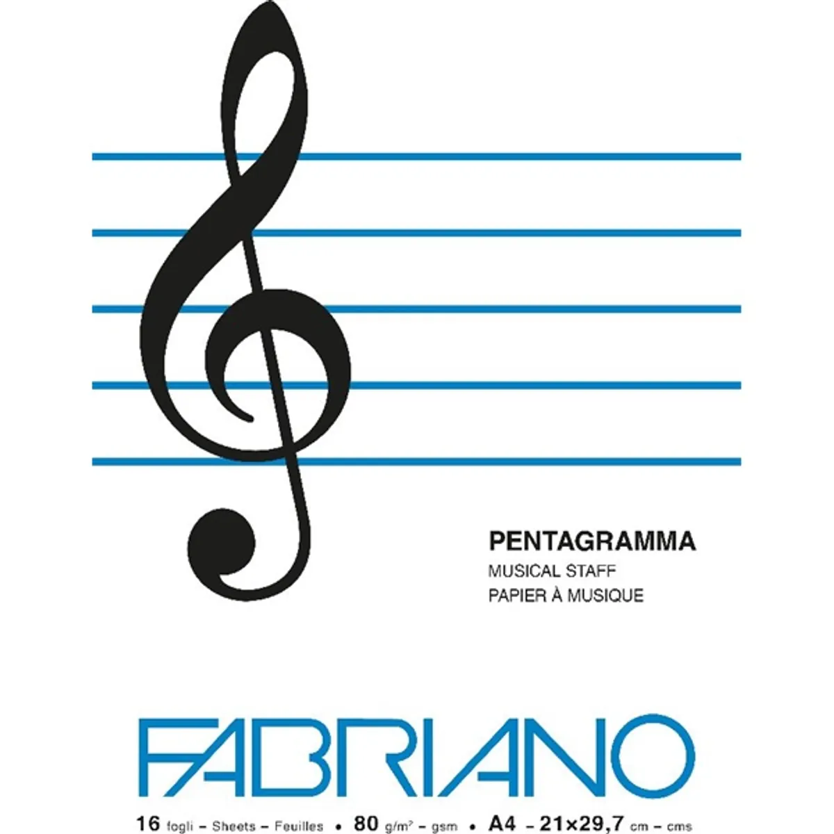FABRIANO 19100378 hangjegyfüzet A5 16 lap zöld #1