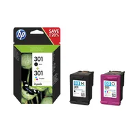HEWLETT PACKARD N9J72AE 301 tri-color és fekete tintapatron csomag Szín: Színes #1