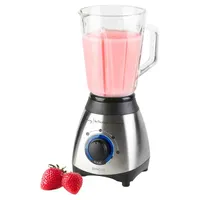 SENCOR SBL 4371 turmixgép 1,5 L üveg keverőedény 600 W 2 sebesség pulzáló jégtörő rozsdamentes kések