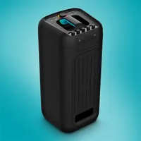 LAMAX LXPSMPK1PSNBA PartyKing1 Plus 100W bluetooth hangszóró 2x hangszóró modulok led party fény vezeték nélküli mikrofon aux bemenet #7