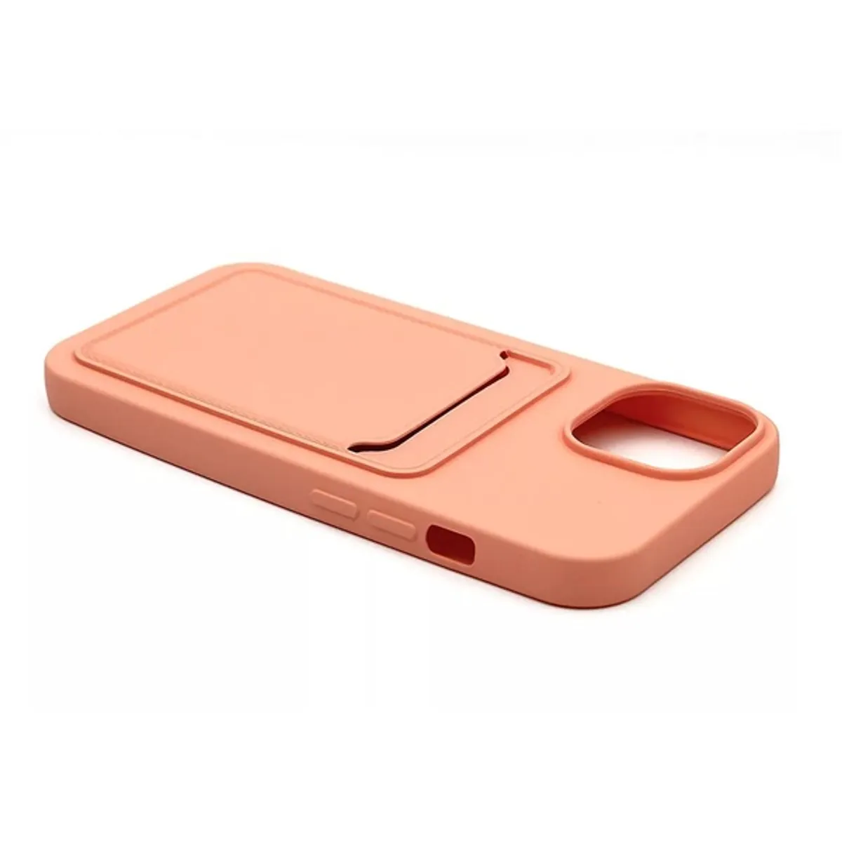 Haffner PT-6852 Card Case Apple iPhone 15 rózsaszín szilikon hátlap kártyatartóval #3