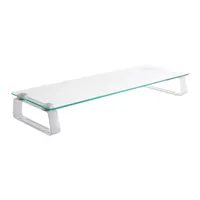 STELL 35050137 SOS 5000 üveg monitorállvány acél üveg, áttetsző, 560x80x210 mm, 20 kg, kompatibilis számítógép monitor, 1 db
