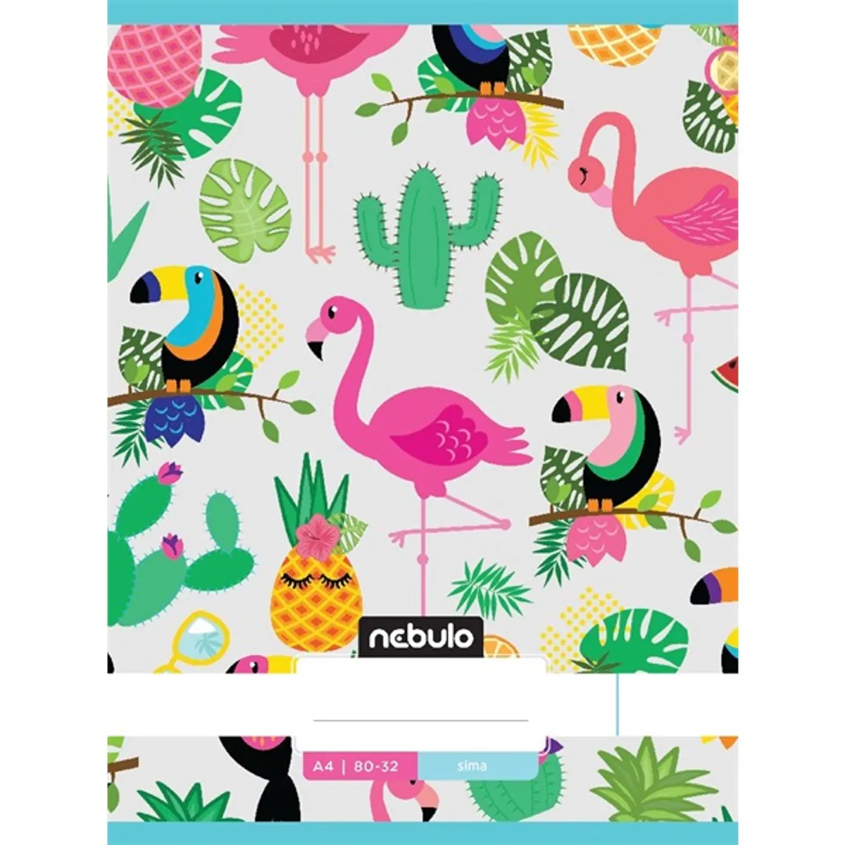 Nebulo SI-LD-A4 L-Design 32 lapos tűzött sima füzet #2