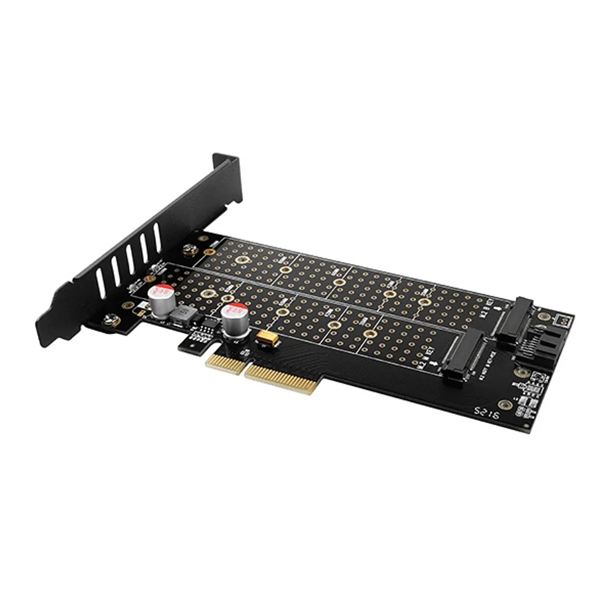 Axagon PCEM2-D 2-port M.2 NVMe és SATA PCIe adapter #2