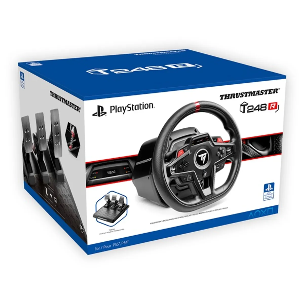 Thrustmaster 4160869 T248R kormány és pedál fekete vezetékes PC, PS4, PS5 kompatibilis #9
