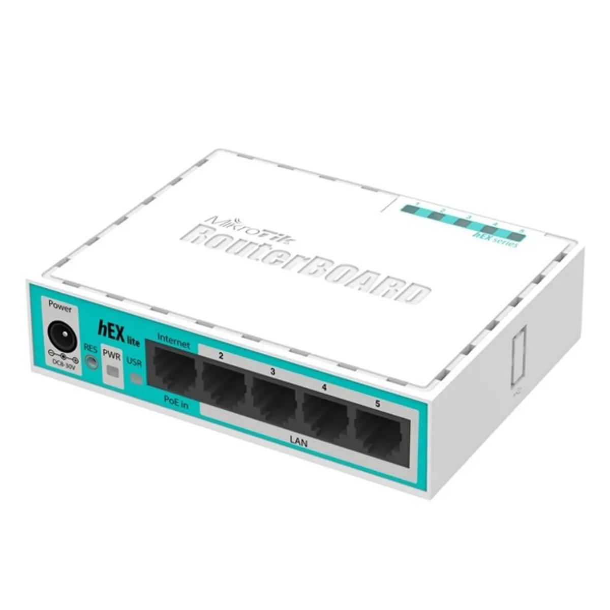MikroTik RB750R2 hEX lite 5x LAN 100 Mbps 1x WAN 100 Mbps QoS IPv6 SPI #1