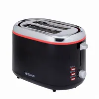 TOO TO-343-BR kenyérpirító 2 szelet 850 W 7 pirítási szint fekete