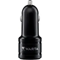 VARTA 57932101401 Dual USB töltő USB-C PD 12-24 V 30 W LED Fekete