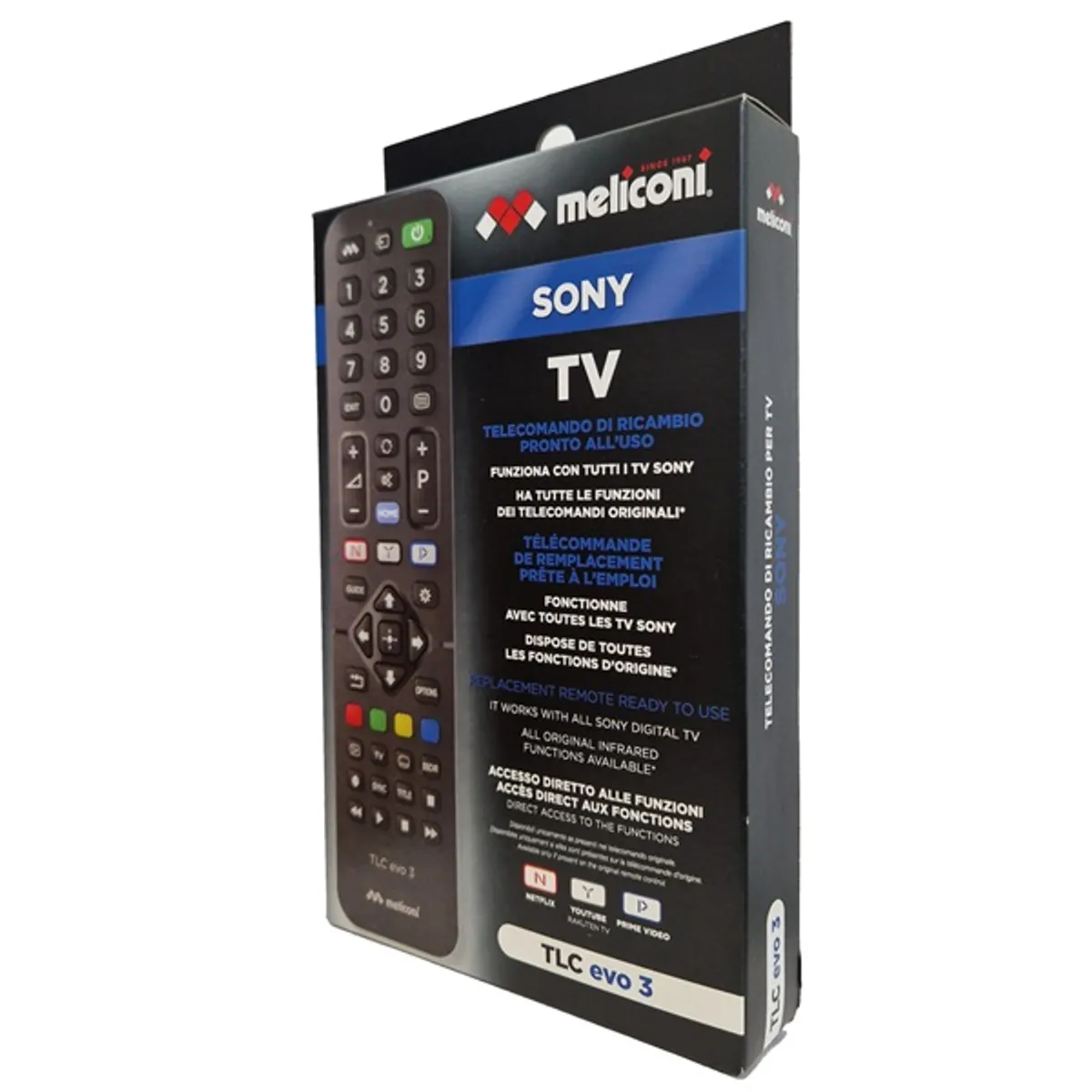 Meliconi 808043 TLC Evo 3 Fekete Sony TV távirányító #2