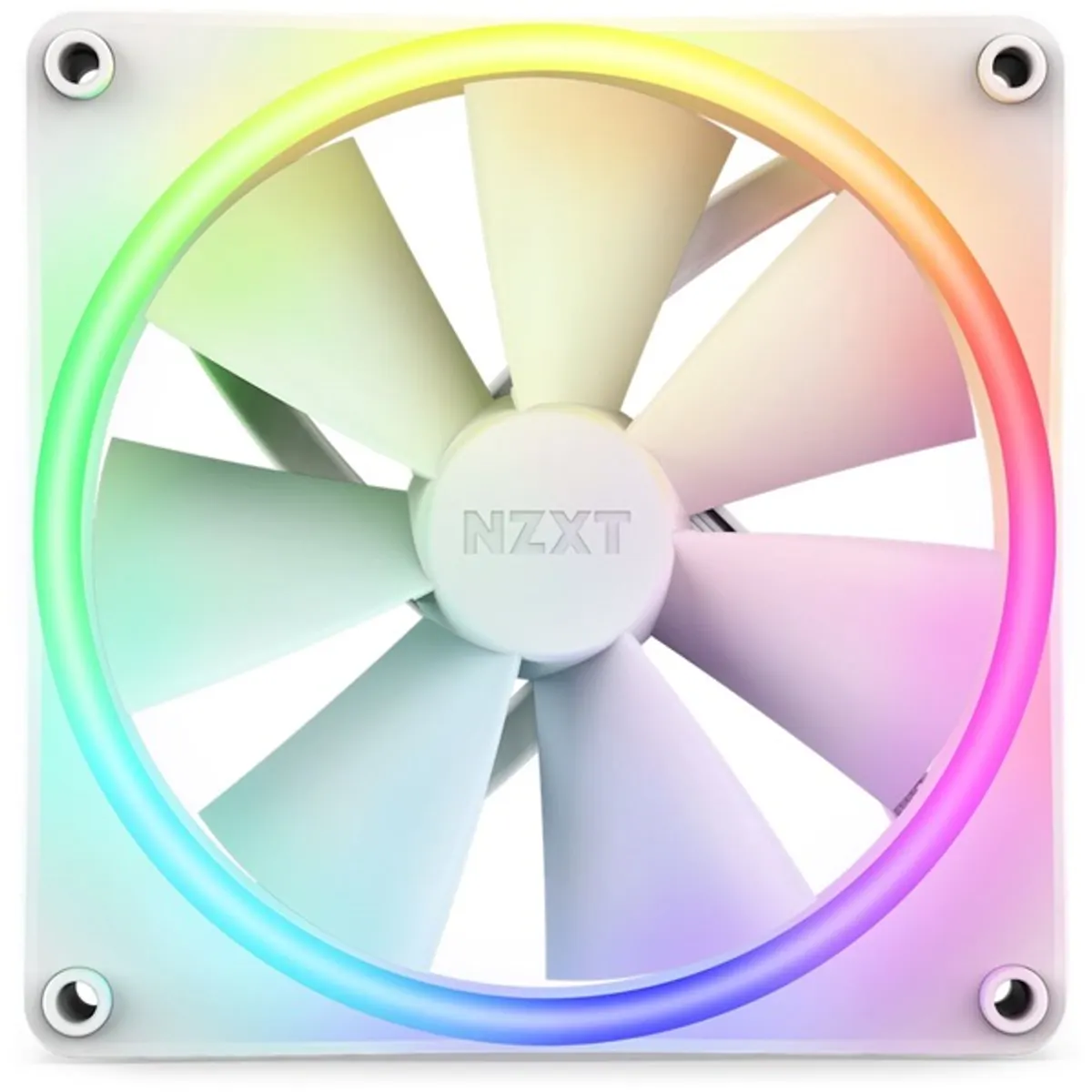 NZXT RF-R14DF-W1 F140 RGB Twin Pack 2 db 140 mm fehér RGB PWM FDB #3