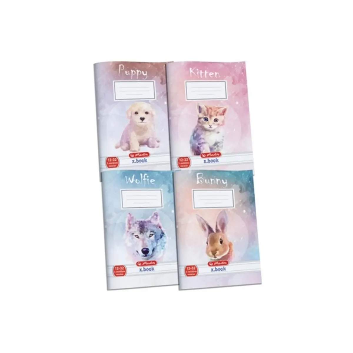 Herlitz 09089053 Animals A5 32 oldalas vonalas 3.osztályos kapcsozott álló mintás #1