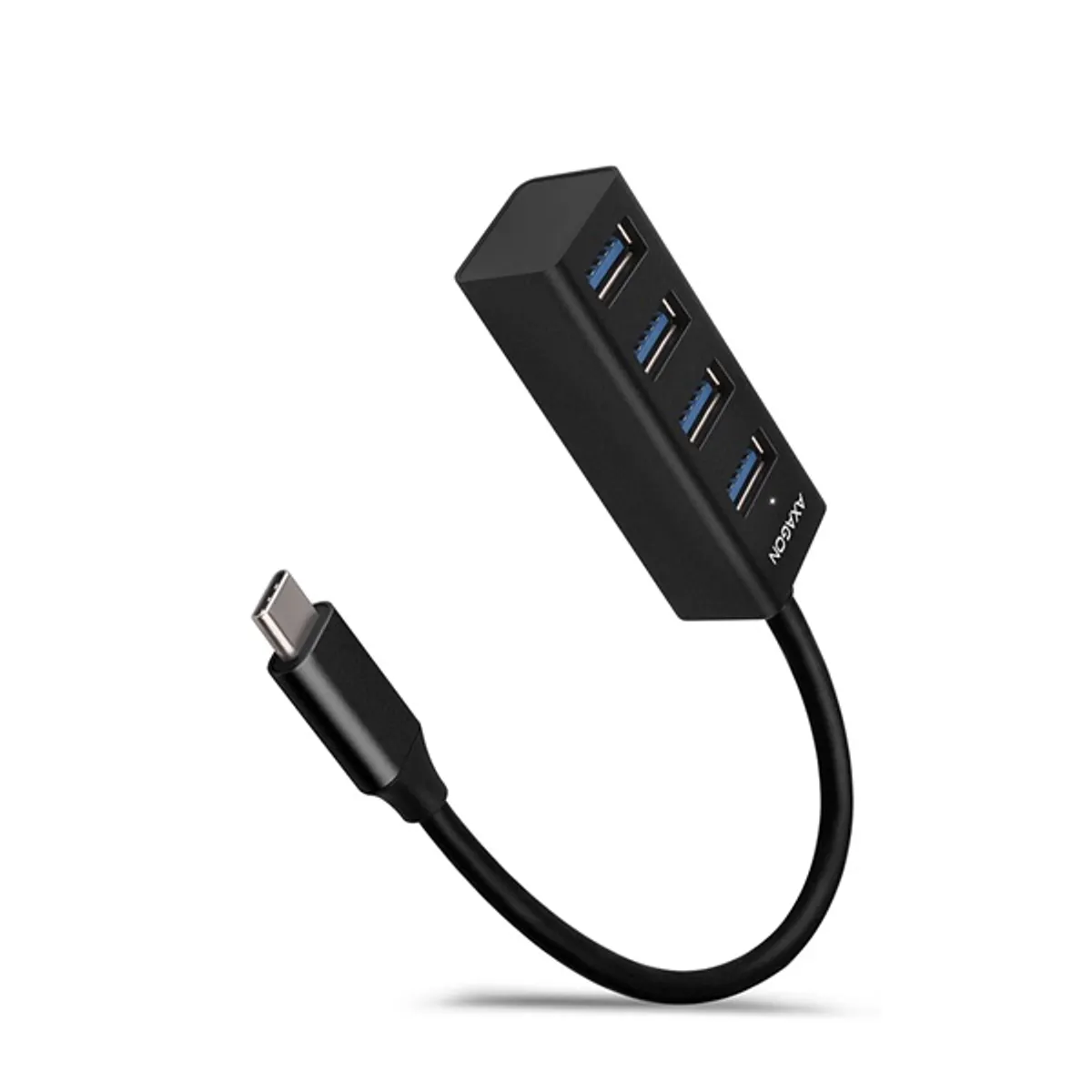 AXAGON HUE-M1C 4-portos USB-C hub 4x USB-A USB 3.2 Gen 1 20 cm kábel #1