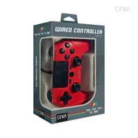 CIRKA M07527-RD NuForce kontroller PS4 PC Mac vezetékes piros #5