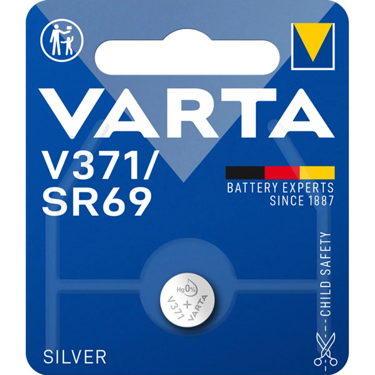 VARTA 371101401 Gombelem ezüst-oxid 1 db #1
