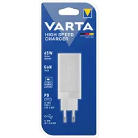 Varta 57956101401 3-portos töltő GaN 65 W 2x USB-C USB-A 3.0 Fehér 100-240 V #2
