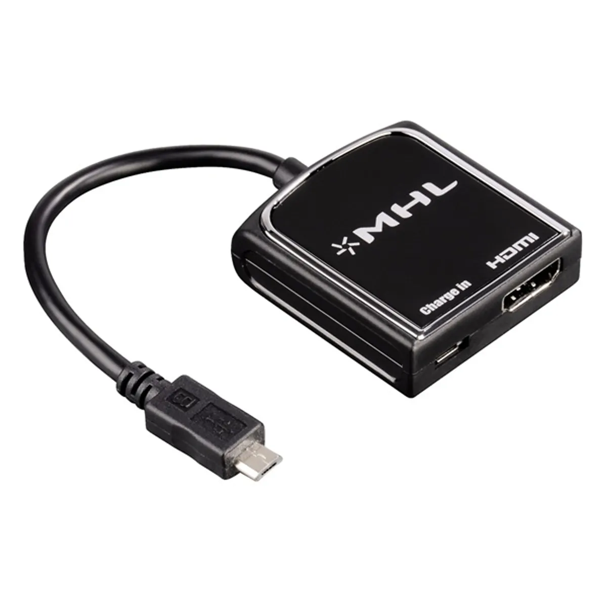 Hama 54510 MHL-Adapter micro USB B HDMI 20 cm fekete #1