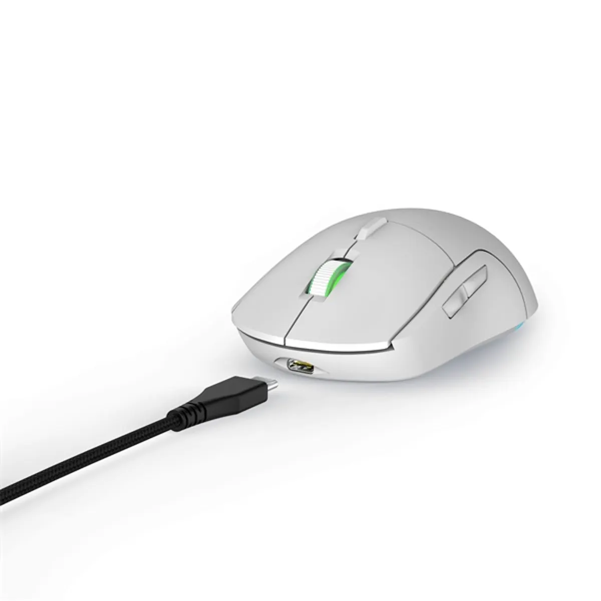 URAGE 00217837 Reaper 250 fehér optikai USB 6200 dpi 4 gomb görgő levehető kábel 2 m PTFE talp #1