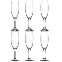 LAV LV-EMP541F Empire pezsgő pohár készlet üveg 220ml 6db