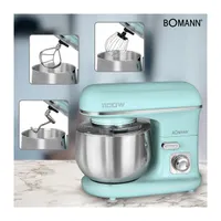 BOMANN KM 6030 CB menta zöld 1100 W 5 l rozsdamentes acél edény bolygó rendszerű forgás #2
