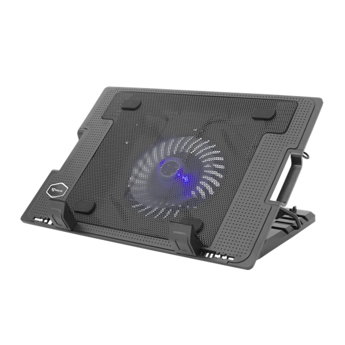 SBOX CP-12 Notebook hűtőpad 17,3" usb hub 1 ventilátor 800-1200 RPM fekete #1