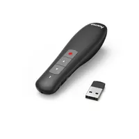 Hama 00139915 X-Pointer prezenter 2,4 GHz RF prezentáció vezérlő PowerPoint-kompatibilis vörös lézerrel