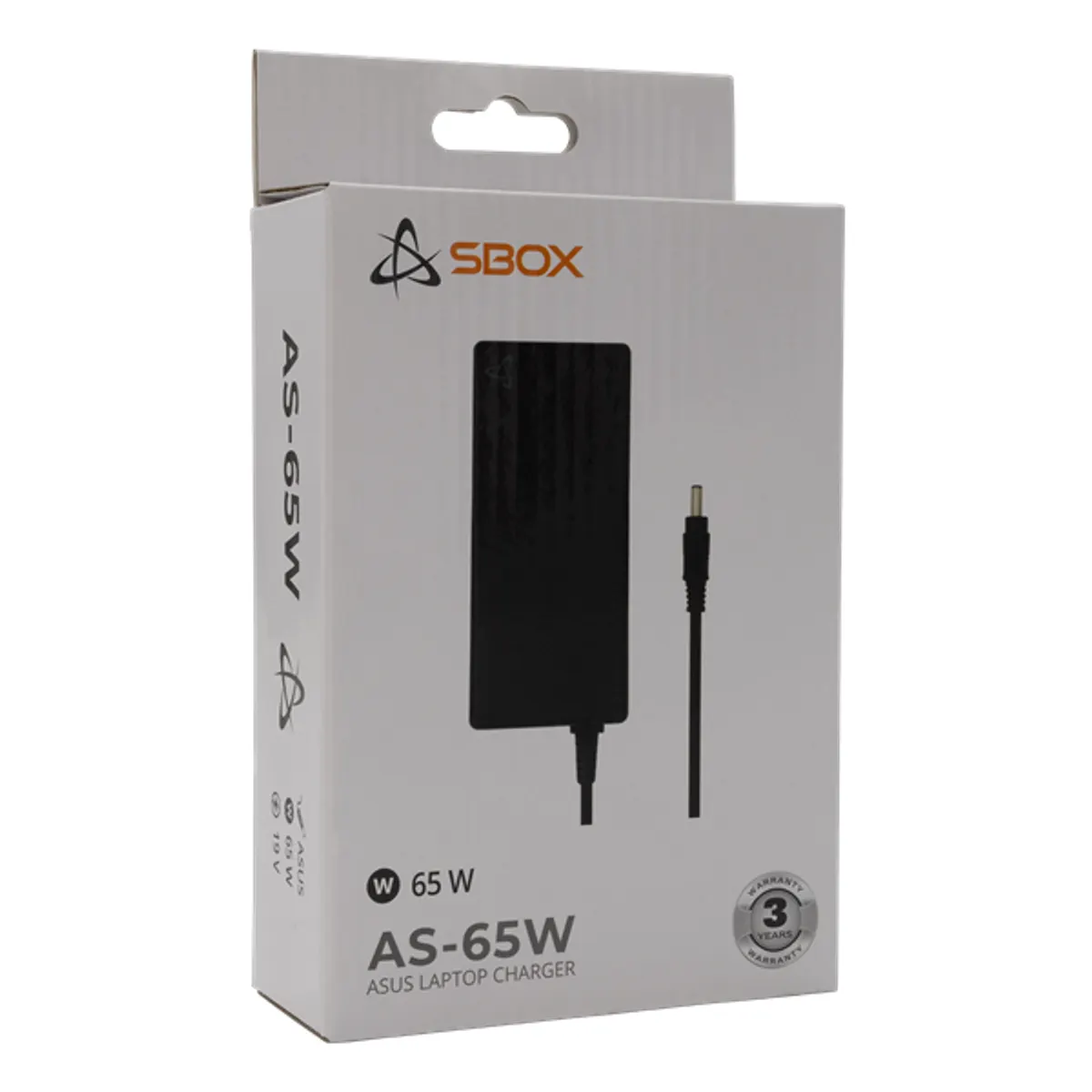 SBOX AS-65W Asus laptop töltő 19V 3,42A DC csatlakozó 4 x 1,35 mm túltöltés elleni védelem fekete #3