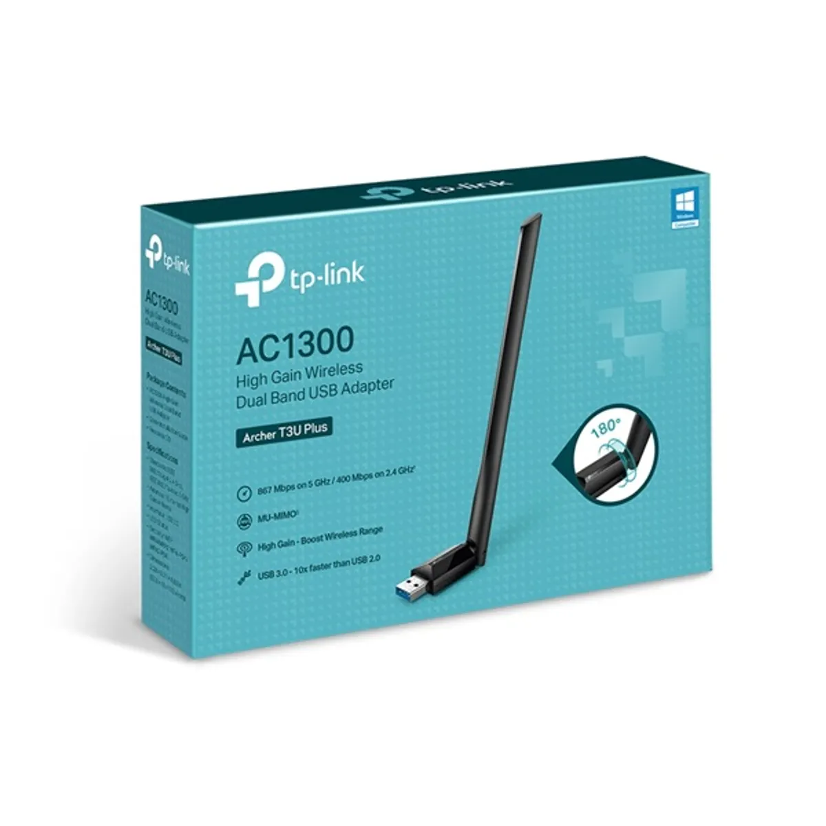 TP-LINK ARCHER T3U PLUS Archer T3U Plus 867-300Mbps 802.11ac WPA2-WPA-WEP #3
