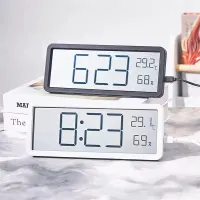 TOO DC-700-W DIGITÁLIS ÓRA DC-700-W óra fehér 20.2 x 2 x 8 cm 12 24 órás led kijelző hőmérséklet Celsius és Fahrenheit 10-99 százalék ébresztőóra szundi