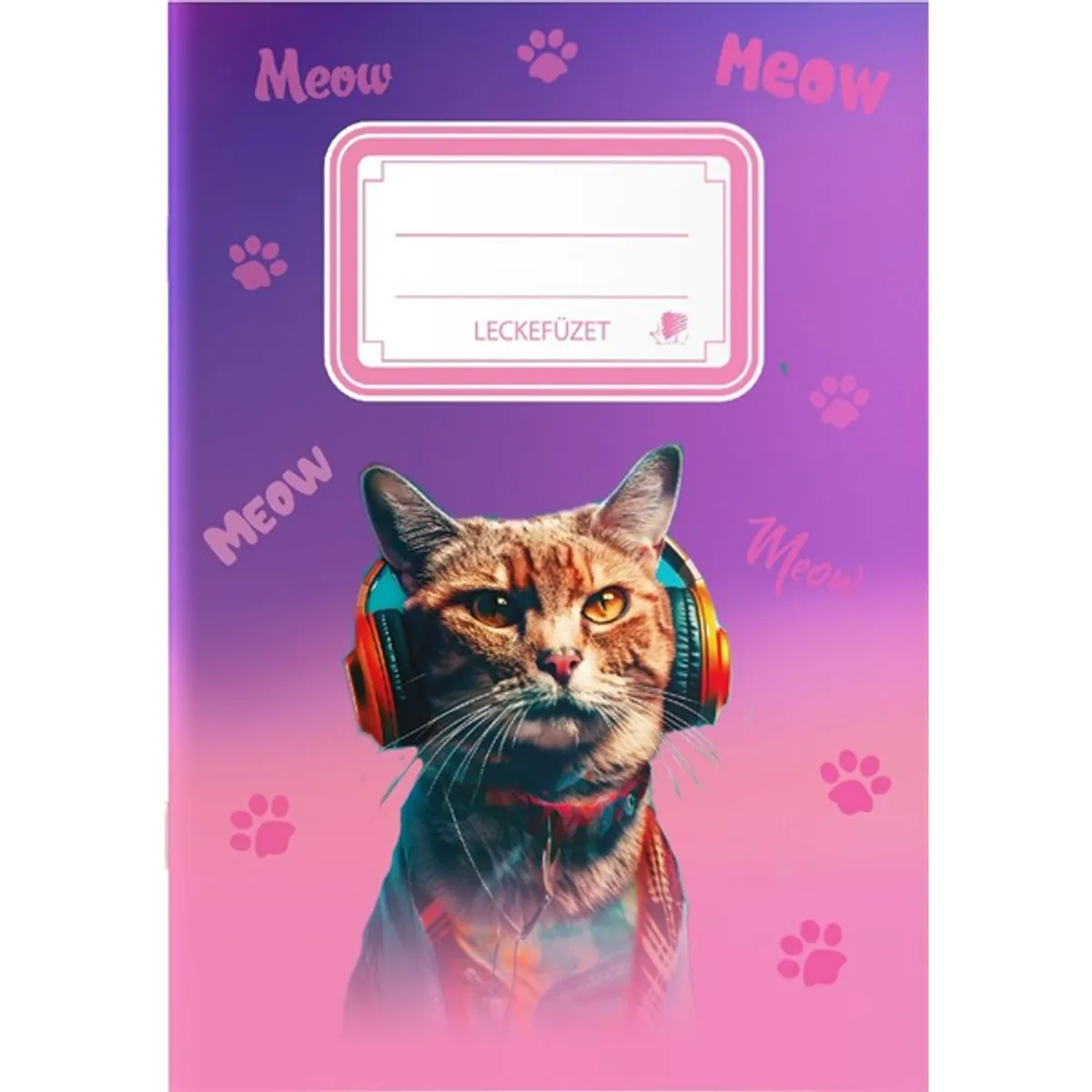 ICO 7500085023 Süni Cats A5 vonalas füzet #1