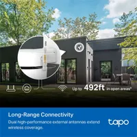 TP-LINK TAPO C530WS kültéri IP kamera, 5MP színes éjjellátó, IP66, pan-tilt 340°/60°, AI mozgás- és személyfelismerés, microSD 512GB, WiFi és Ethernet, felhő Tapo Care #10