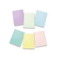 Pigna P1111-0307 Monocromo Pastel A4 42 lapos kockás füzet karton fedél UV lakk többszínű FSC