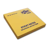 Point C20507 jegyzettömb 76x76mm sárga öntapadós 100lapos