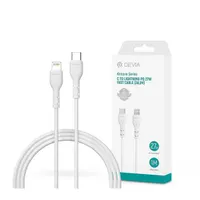 Devia ST394584 USB-C Lightning adat- és töltőkábel 100 cm fehér