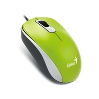 GENIUS 31010116112 DX-110 kétkezes optikai 3 gomb USB vezetékes 1000dpi zöld fehér-fekete