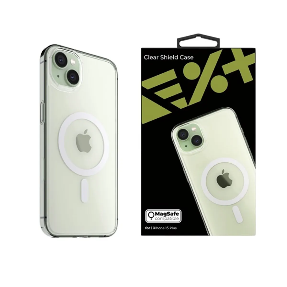 NEXTONE IPH-15PLUS-MAGSAFE-CLRCASE Hátlap átlátszó szilikon MagSafe kompatibilis 6,7" iPhone 15 Plus #1