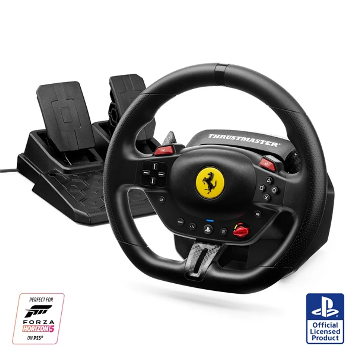 Thrustmaster 4160880 T98 Ferrari 296 GTB kormány és pedálok PS5 PS4 PC #1