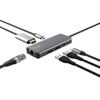 Trust 24968 Dalyx 6-in-1 USB-C Multi-Port Adapter HDMI LAN 4 USB portok #4