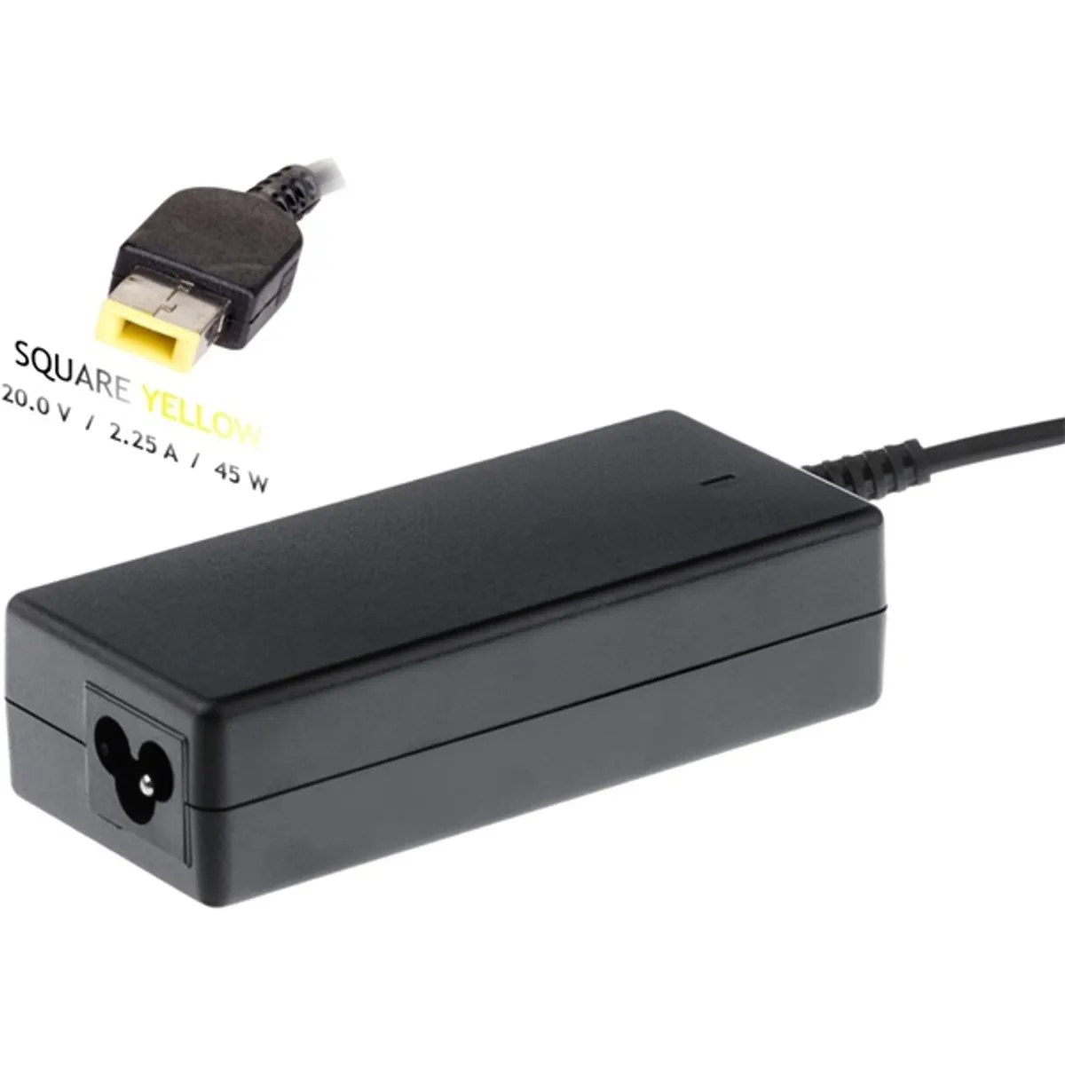 AKYGA AK-ND-51 notebook töltő 20V 2.25A 45W square yellow Lenovo kompatibilis #2