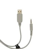 White Shark WS GH-2342W Firefly 2.0 fejhallgató fehér 50 mm 20-20000 Hz 20 ohm 117 dB 210 cm USB 3,5 mm balos mikrofon #6