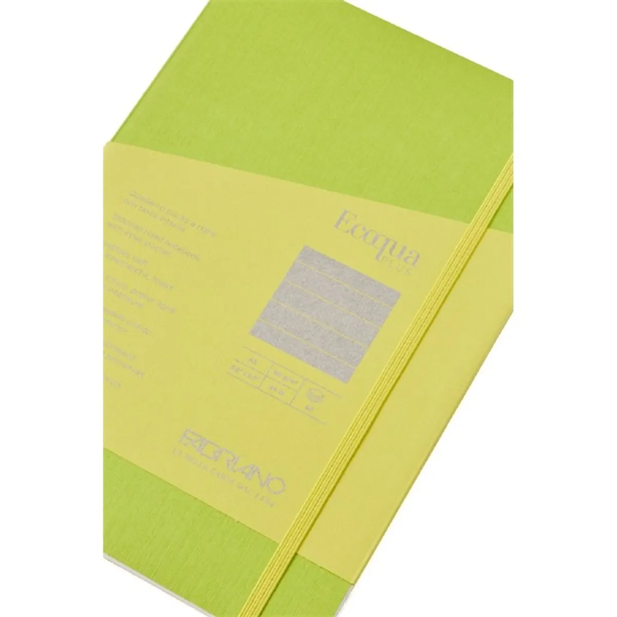 Fabriano 19621006 Ecoqua Plus zöld A5 80 lapos vonalas notesz #5