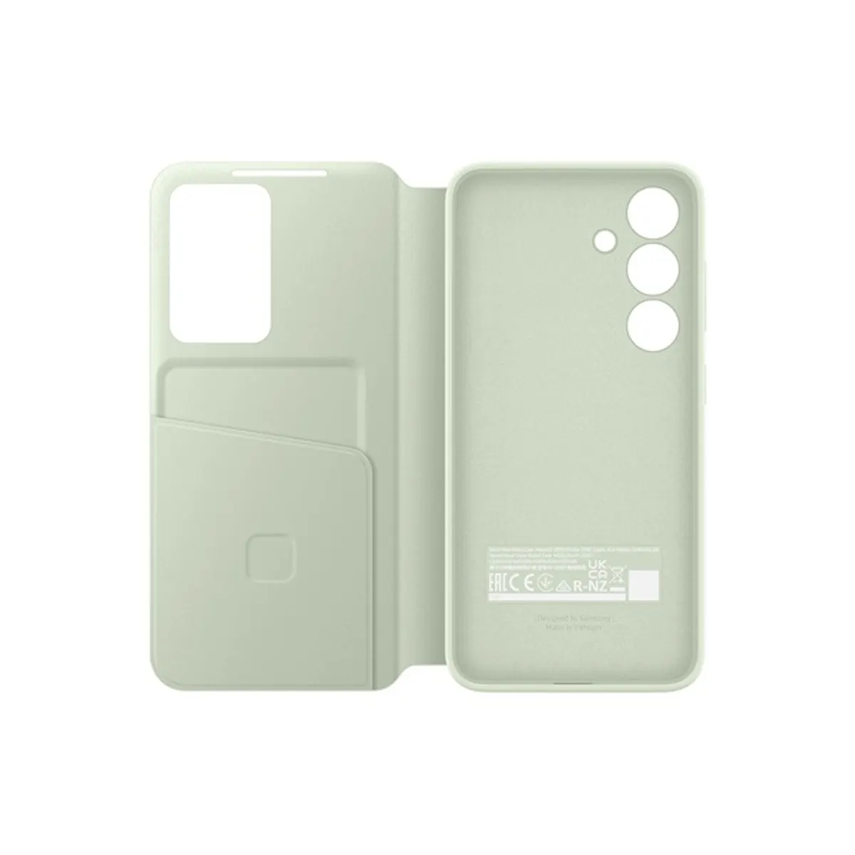 SAMSUNG EF-ZS921CGEGWW smart view wallet tok világoszöld oldalra nyíló Galaxy S24 #5