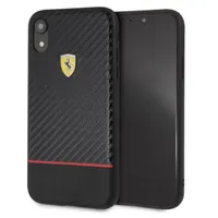 Ferrari FESBOHCI61BK On-Track Racing Shield tok gumi fekete 6,1" Apple iPhone XR #2