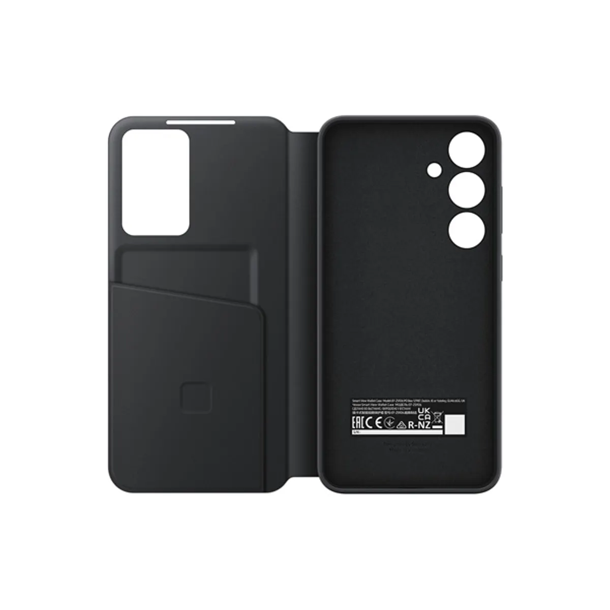 SAMSUNG EF-ZS926CBEGWW Smart View Wallet tok oldalra nyíló fekete Galaxy S24 Plus aktív Flip átlátszó előlap #5
