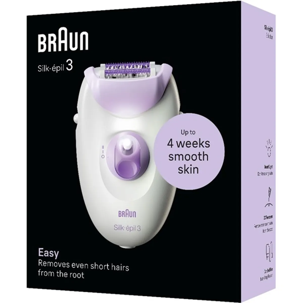 Braun Silk-epil SE3000 epilátor csipeszek száma:20 masszázs funkció:van kapcsolódási technológia:vezetékes #1