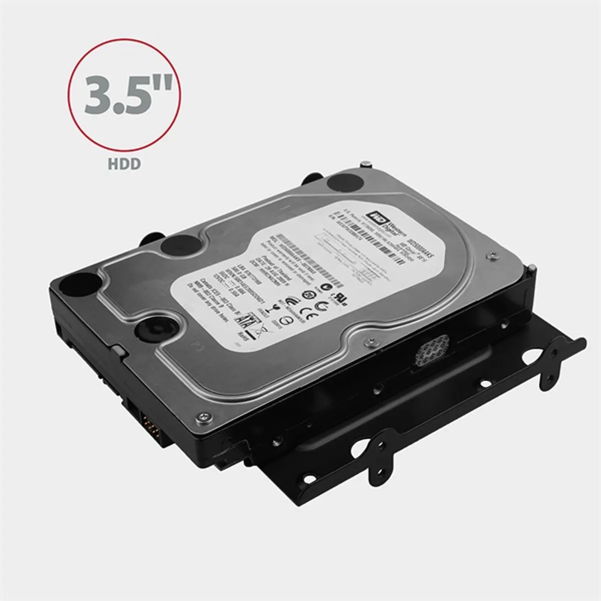 AXAGON RHD-435 keret fekete 5.25" 4x 2.5" HDD és SSD támogatás, 1x 3.5" HDD #5