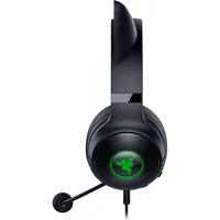 Razer RZ04-04730100-R3M1 Kraken Kitty V2 40 mm 2.0 headset fekete usb 200 cm pc notebook konzol #3