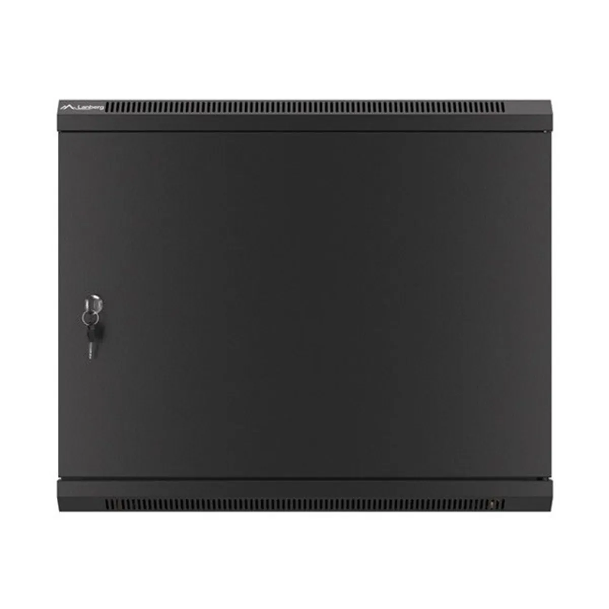Lanberg WF01-6409-00B 9U 19" fali rack szekrény 600x450mm fekete #1