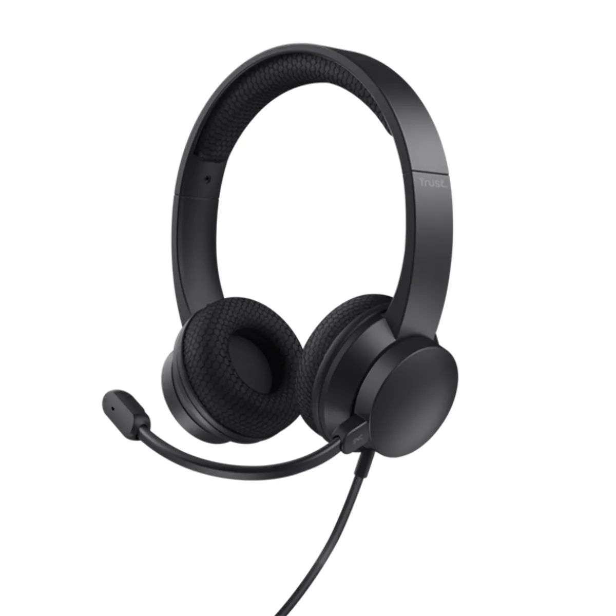 Trust 25089 Ayda usb-enc headset fekete 180 cm 40 mm 32 ohm 20-20000 Hz 90 dB usb-c 3,5 mm vezetékes #1