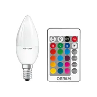 LEDVANCE ST CLAS B 25 RGBW 4.5 W 2700K E14 FR LED gyertya fényforrás rgbw 250 lm