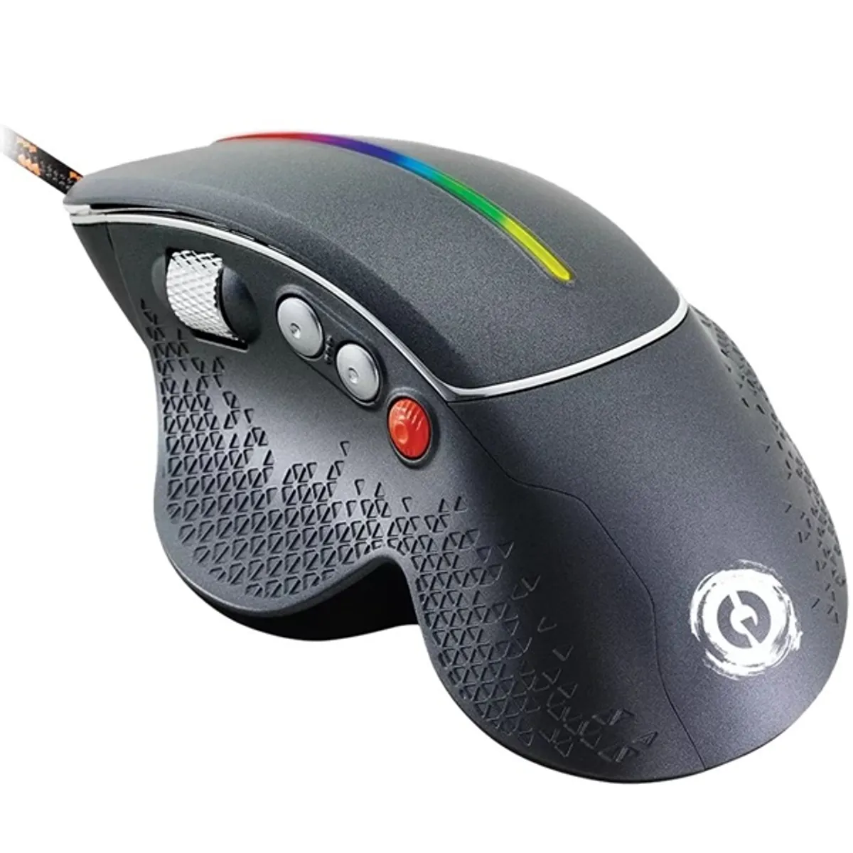 CANYON CND-SGM12RGB Apstar GM-12 optikai gamer egér 6 programozható gomb, 6400 DPI, USB, oldalgörgő, matt UV felület, RGB #2